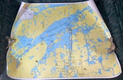 Mapa topográfico Big Saganaga Minnesota 1998 Foto 1 de 3