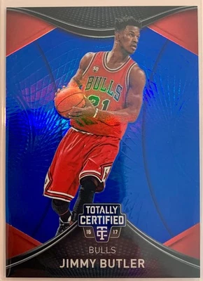 Panini 2016-17 totalmente certificado azul/99 Jimmy Butler #15 Foto 1 de 2