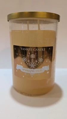 Yankee Candle Vela Grande de Vidrio, Ángel Brillante 20oz Tapa Martillada 85 horas (Nuevo) Foto 1 de 4