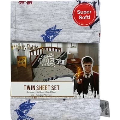 Harry Potter "Hogwarts" 3pc Twin Sheet Set - Image 1 of 4