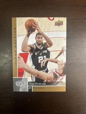2009-10 Upper Deck First Edition - Tim Duncan #153 Gold - Image 1 of 4