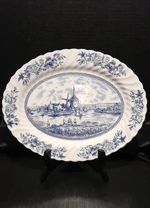 Vintage Johnson & Brothers "Tulip Time" Platter 12x9.5" - Picture 1 of 4