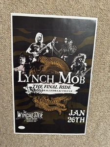 George Lynch signed 11x17 Poster Lynch Mob JSA Guitar Legend handsigniert DOKKEN - Bild 1 von 6
