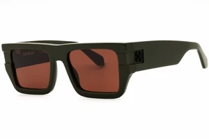 OFF WHITE CHESTER OERI149S25PLA0015664 Sunglasses Green Frame Brown Lenses 54mm - Picture 1 of 4
