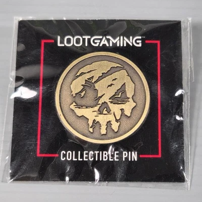 Pirate Ship Skull Coin Loot Crate Gaming Collectible Lapel Hat Pin - Image 1 of 4