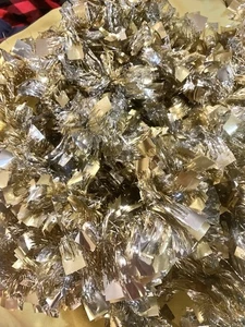 Guirnalda de oropel de plata y oro de 5 yardas - Imagen 1 de 2