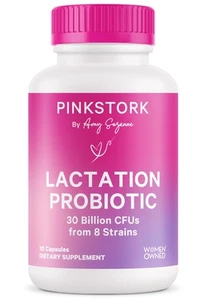 Lactation Probiotic - 30 Billion CFUs Multi Strain Postnatal Probiotics for B... - Picture 1 of 9