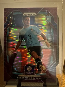 2024 Panini Prizm Copa America Sebastian Caceres Rookie Purple Pulsar Prizm /49 - Picture 1 of 2
