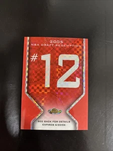 2005 NBA Draft Redemption Pick #12 Tops Finest 101/119 Mint 10 Condition🔥🔥🔥 - Picture 1 of 10