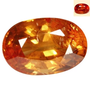 1.77Ct Oval 8.1X5.5 MM Brown To Purplish Red Madagascar Natural Col Chg Garnet - Picture 1 of 5