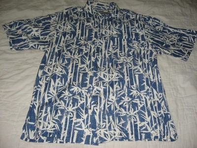 Camisa de manga corta vintage Fieldmaster de lino hawaiano de rayón para hombre mediana Foto 1 de 4