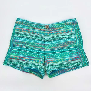 Anthropologie Elevenses Costa grün Tweed Stickerei Shorts Gr. 10 aztekisch bunt - Bild 1 von 16