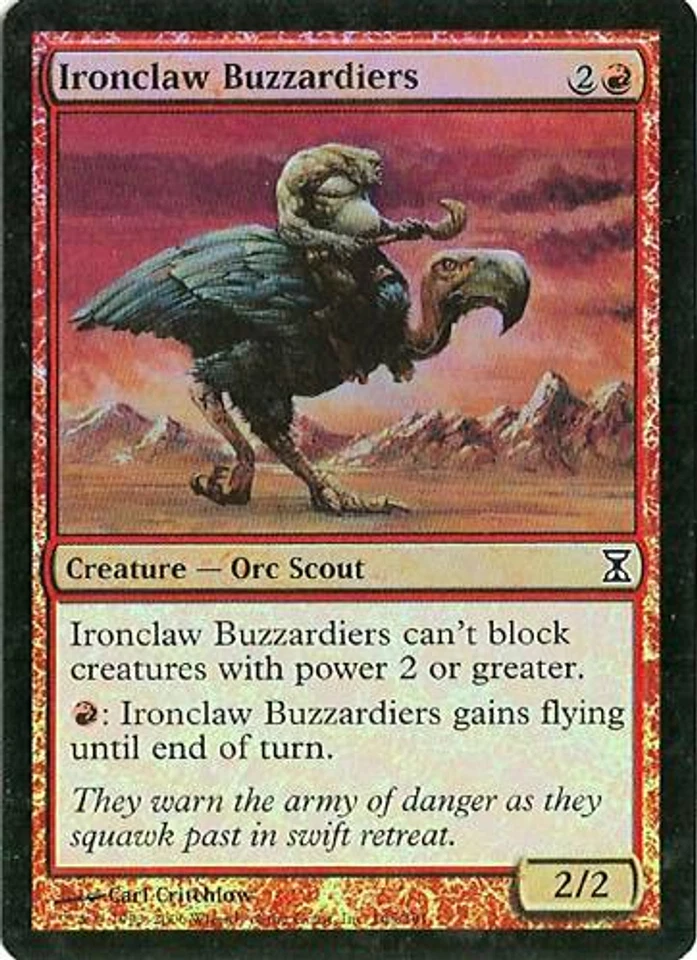 MTG - Time Spiral - Ironclaw Buzzardiers - 2X - Foil - NM - Image 1 of 1