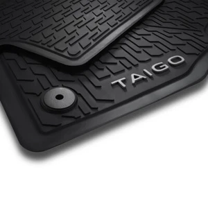 Genuine Volkswagen Taigo Front and rear Rubber Floor Mats (set of 4) - Picture 1 of 1