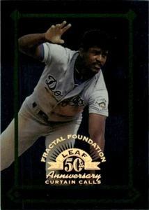1998 Leaf Fractal Foundations CURTAIN CALLS Raul Mondesi 3909/3999 Los Angeles - Picture 1 of 2
