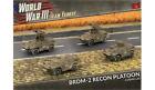 Team Yankee TSBX24 BRDM Platoon (4 Vehicles) Plastic Gaming Miniatures