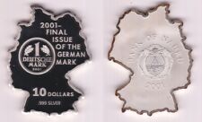 10 Dollar Silber Münze Nauru Ende der Deutschen Mark 2001 (154932)