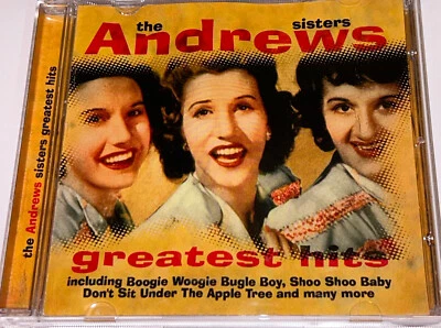 Andrew Sisters Greatest Hits Pop Music Album WW 2 Cd 4A01 — 第 1/4 张图片