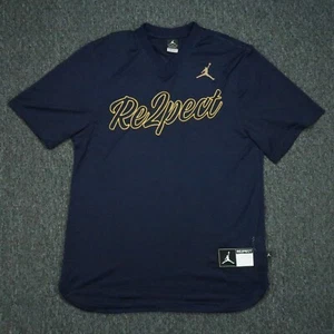 Nike Jersey Męska Duża Niebieska Air Jordan Derek Jeter Re2pect Mesh Shirt Captain - Zdjęcie 1 z 10