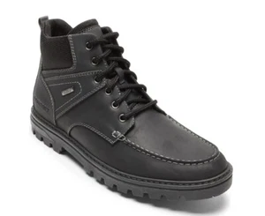 NIB - Rockport Weather Ready Moc Toe Waterproof Leather Men Boots MSRP ($150) - Picture 1 of 5