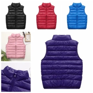 Girls Jacket Camping Vest Fall Waistcoat Travel Tops Windproof Padded Hiking - Picture 1 of 72