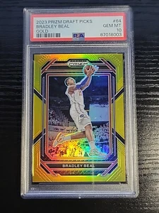 2023 Prizm DP Basketball Bradley Beal /10 Gold PSA 10 Florida Gators SP RARE - Picture 1 of 2