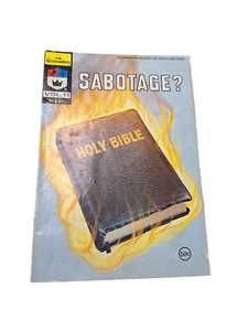 Christian Comic Book "Sabotage?" Barbour The Crusaders 1979 Vol 11 Issue J.T.C.  - Picture 1 of 15