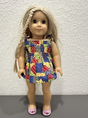 2012 American Girl Doll Julie Albright 18" Doll – Blonde Hair, Brown Eyes - Image 1 of 4