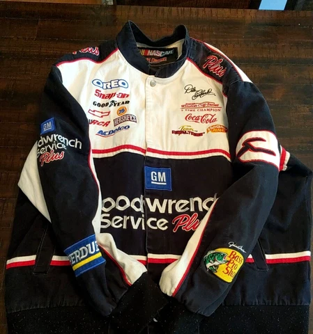 Vintage Nascar Winston cup Dale Earnhardt jacket  2X Cover