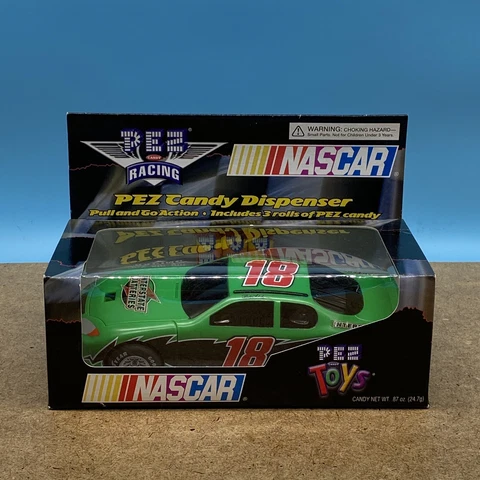 Bobby Labonte #18 NASCAR  Pontiac DieCast Race Car Pez Candy Dispenser Racing Cover