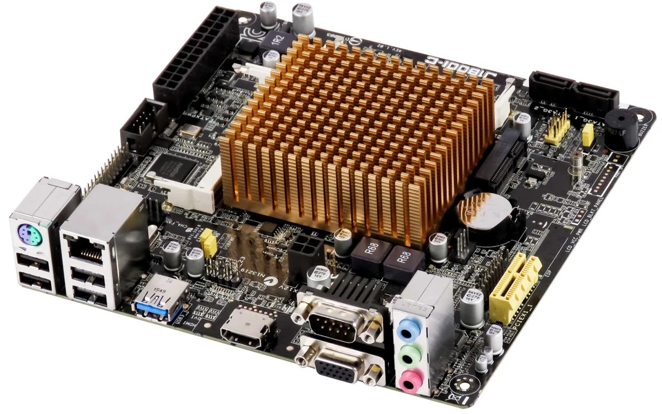 Mainboard mini-ITX ASUS J1800I-C CPU Intel Celeron J1800 SoC DDR3 SO-DIMM PCIe - Bild 1 von 2