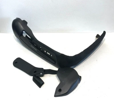 02-10 Lexus Z40 SC430 Cubierta de asiento inferior delantero derecho Panel Borde Negro LA20 OEM Foto 1 de 3