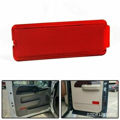 Panel reflector de puerta delantera/trasera rojo apto para Ford Super Duty F350 F450 F550 99-07 Foto 1 de 4