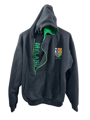 LIVE FOR RUGBY Azul Marino Irlanda Parche Canguro Bolsillo Sudadera Para Hombre Talla S Foto 1 de 4