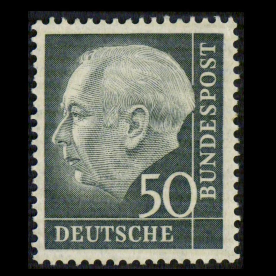 714 ALEMANIA 50pf Gris PRESIDENTE THEODOR HEUSS MNH $120 VER FOTOS Lote M-630 Foto 1 de 1