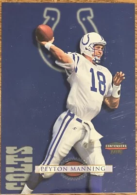 Peyton Manning - Playoff Contenders 1998 Jumbo Checklist - RC - HOF Foto 1 de 2