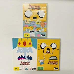 Adventure Time DVD Lot Of 3, Region 4, Cartoon Network, Free Postage - Picture 1 of 18