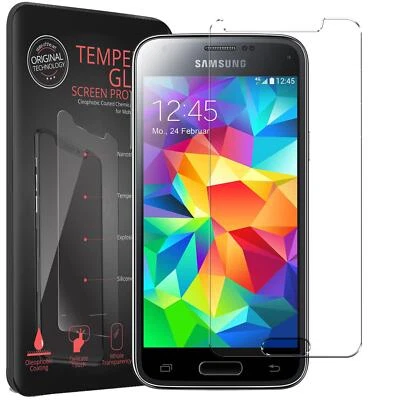 2x Film Protecteur pour Samsung Galaxy S5 Mini de Verre D'Ecran - Photo 1/4