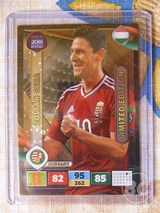 Zoltan Gera Limited Card Panini Adrenalyn XL Road To World Cup Russia 2018