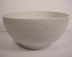 Royal Copenhagen servizio insalata mezzo pizzo bianco 9 3/8" Mfg 2° ottimo - Foto 1 di 9