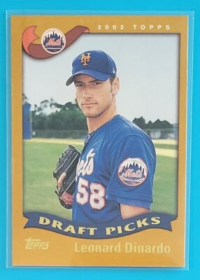 2002 Topps Draft Picks #691 Lenny Dinardo New York Mets Baseball Card  - Image 1 of 2