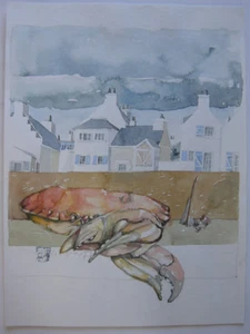 Ingo Eichberger (1943) Reiseeindrücke Bretagne France Aquarell 2002 signiert - Bild 1 von 4