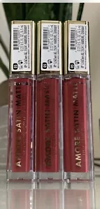 Milani AMORE SATIN MATTE #05 Lip Crème Velour 6.5ml (Lot of 3) - Picture 1 of 3