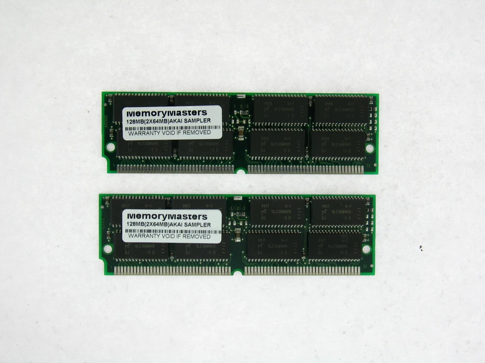 128MB 2X64MB 72pin SIMM Memory Ram for Akai S5000/ S6000 Sampler - Image 1 of 1