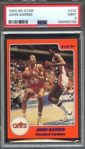 1983-1984 Star #232 John Garris PSA 9 Pop 3 None Higher Cleveland Cavaliers 5756 - Picture 1 of 2
