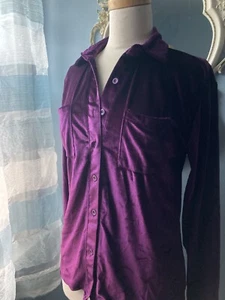 Samtshirt Größe S - Bild 1 von 5