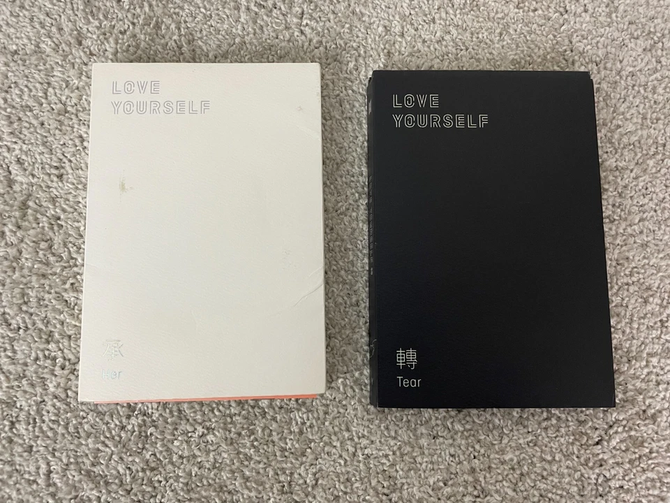Lot of 2 Big Hit 2018 BTS Love Yourself Tear L & Y Version CD Album Foto 1 de 4