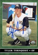 1999 Michigan Battle Cats TYLER TURNQUIST Signed Card autograph AUTO ASTROS