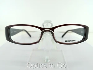 VERA WANG V 355 BURGUNDY 51-17-135 LADIES PETITE /FRAME ONLY Eyeglass Frame - Picture 1 of 8