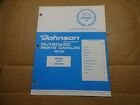 1972 Johnson 2 HP Outboard Parts Catalog Book 386219 2R72M